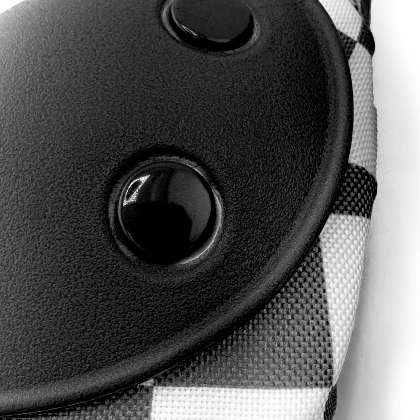 Youth Checkered Elbow and Knee Pad Set - Black Checkered