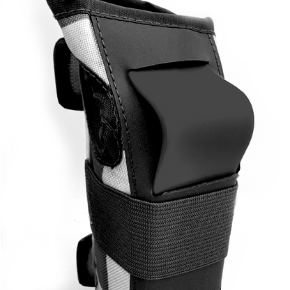 Youth Checkered Elbow and Knee Pad Set - Black Checkered